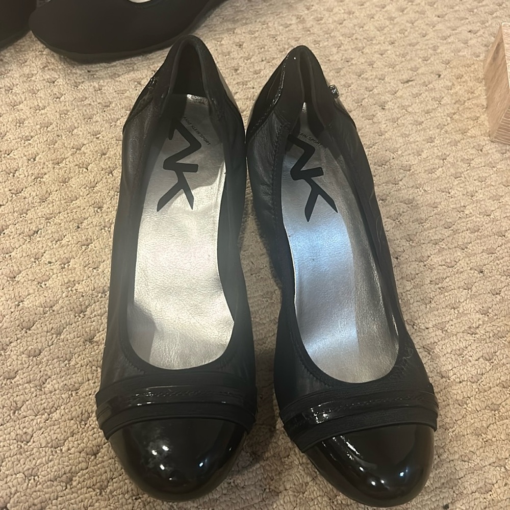 Anne Klein sport leather heel